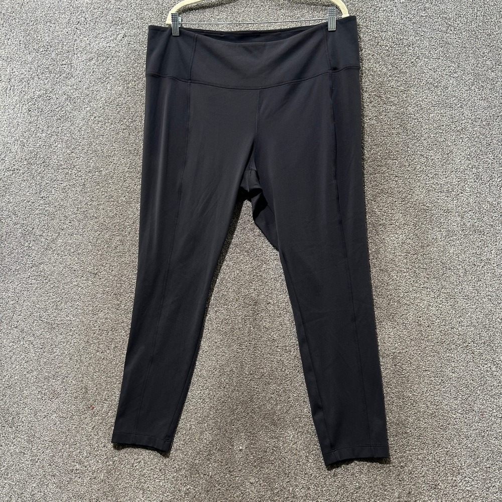 Athleta Delancey Tight Black High Rise Leggings Womens 2X Athleisure Yoga Gym